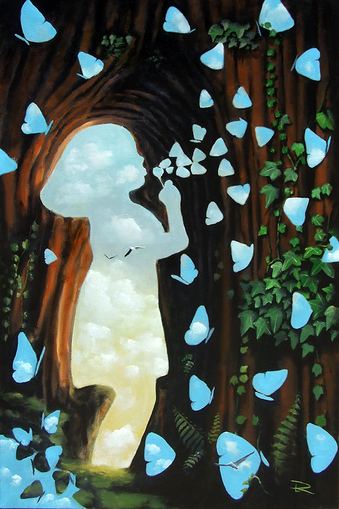 "Breathing New Life" by Todd Loyal Rose 2024 24x36in. o/c