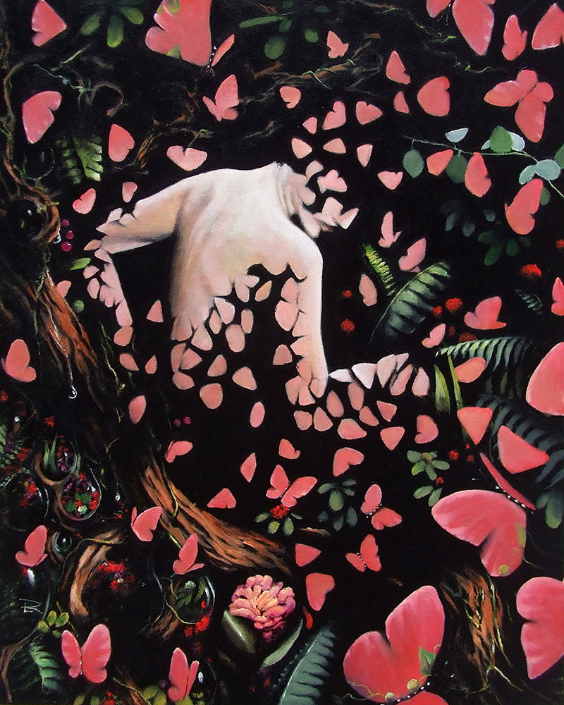 "In The Flesh" by Todd Loyal Rose 2024 24x30in. o/c