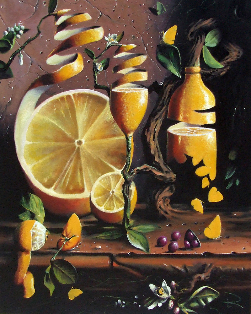 Hints Of Lemon by Todd Loyal Rose 2025 O/C 24x30in.